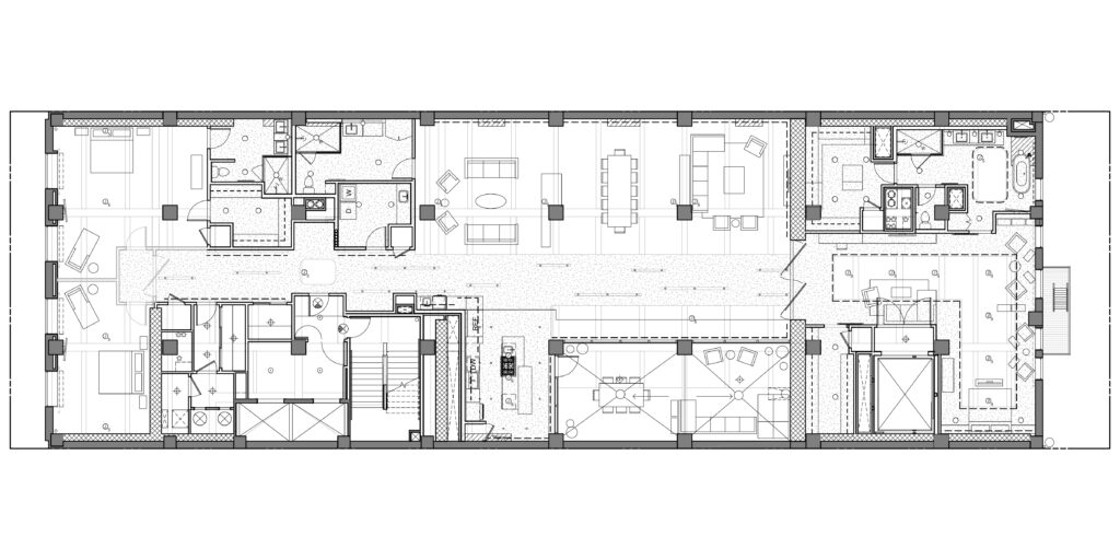 The Singer Lofts - Three Bedroom Layout